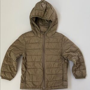 GAP Kids Tan Puffer Jacket